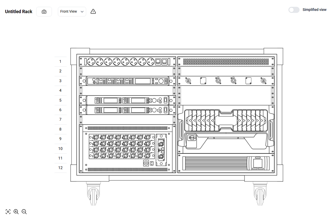 Demo rack light mode
